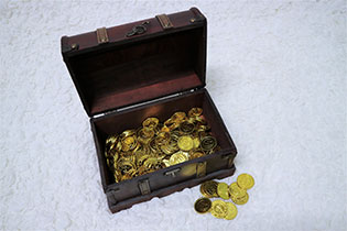 金貨と宝箱